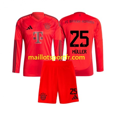 Maillot de Foot Bayern Munich Thomas Muller 25 Enfant Domicile 2024/25 ML